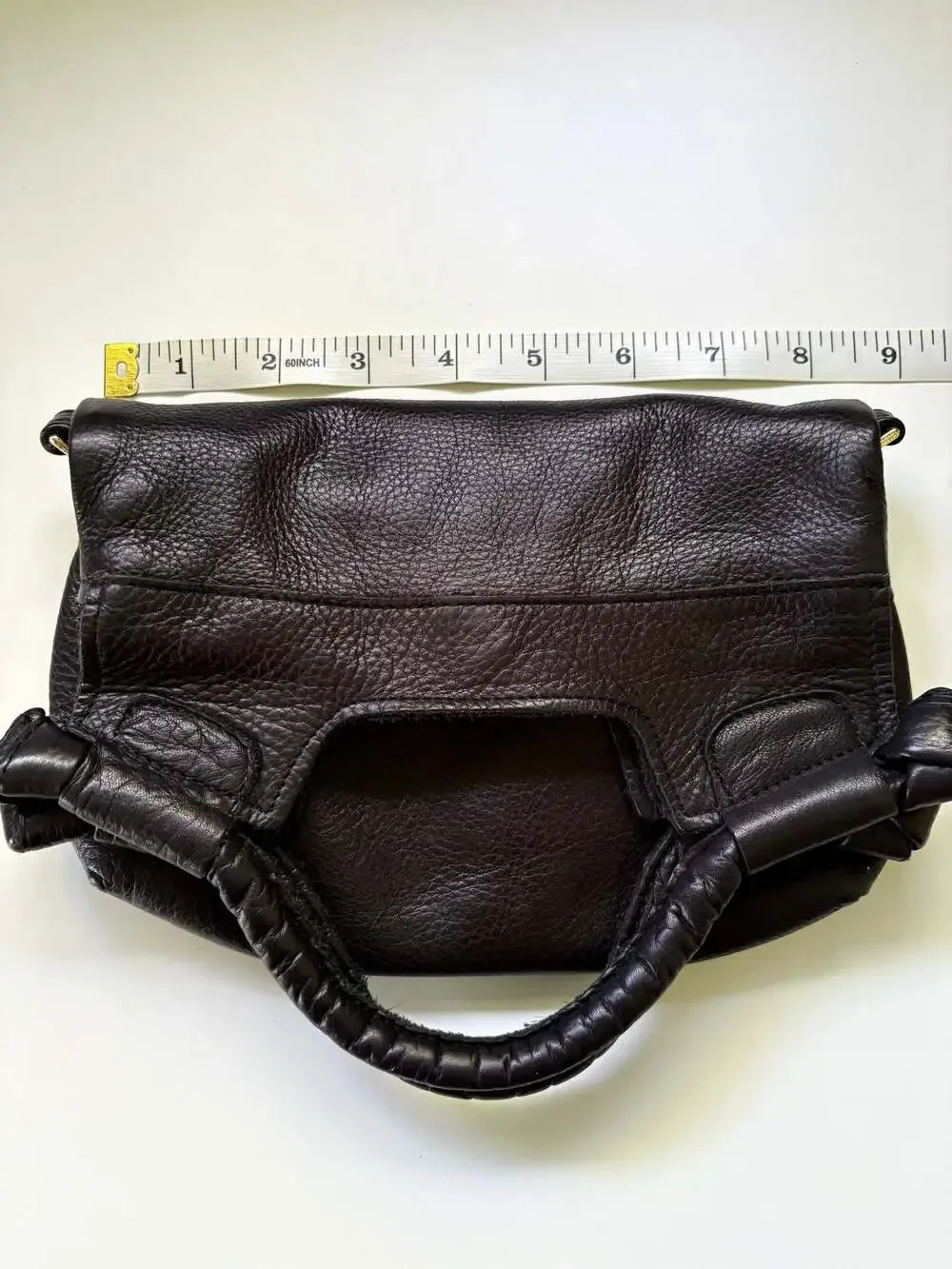 Foley + Corinna Disco City Black Leather Mini Crossbody Bag